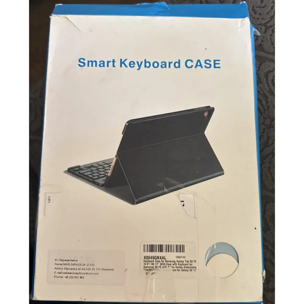 Keyboard Case for Samsung Galaxy Tab S9 FE/Tab S9 2023 Multiple Stand Slim Cover